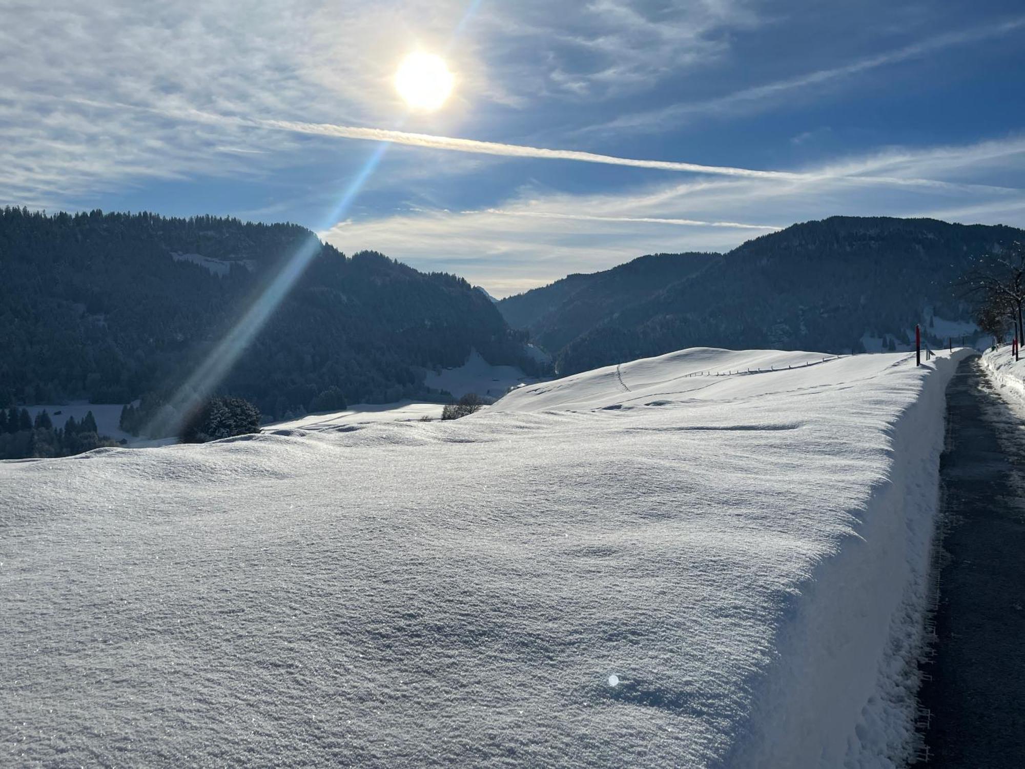 Hotel Garni Oberdorfer Stuben Obermaiselstein Bagian luar foto