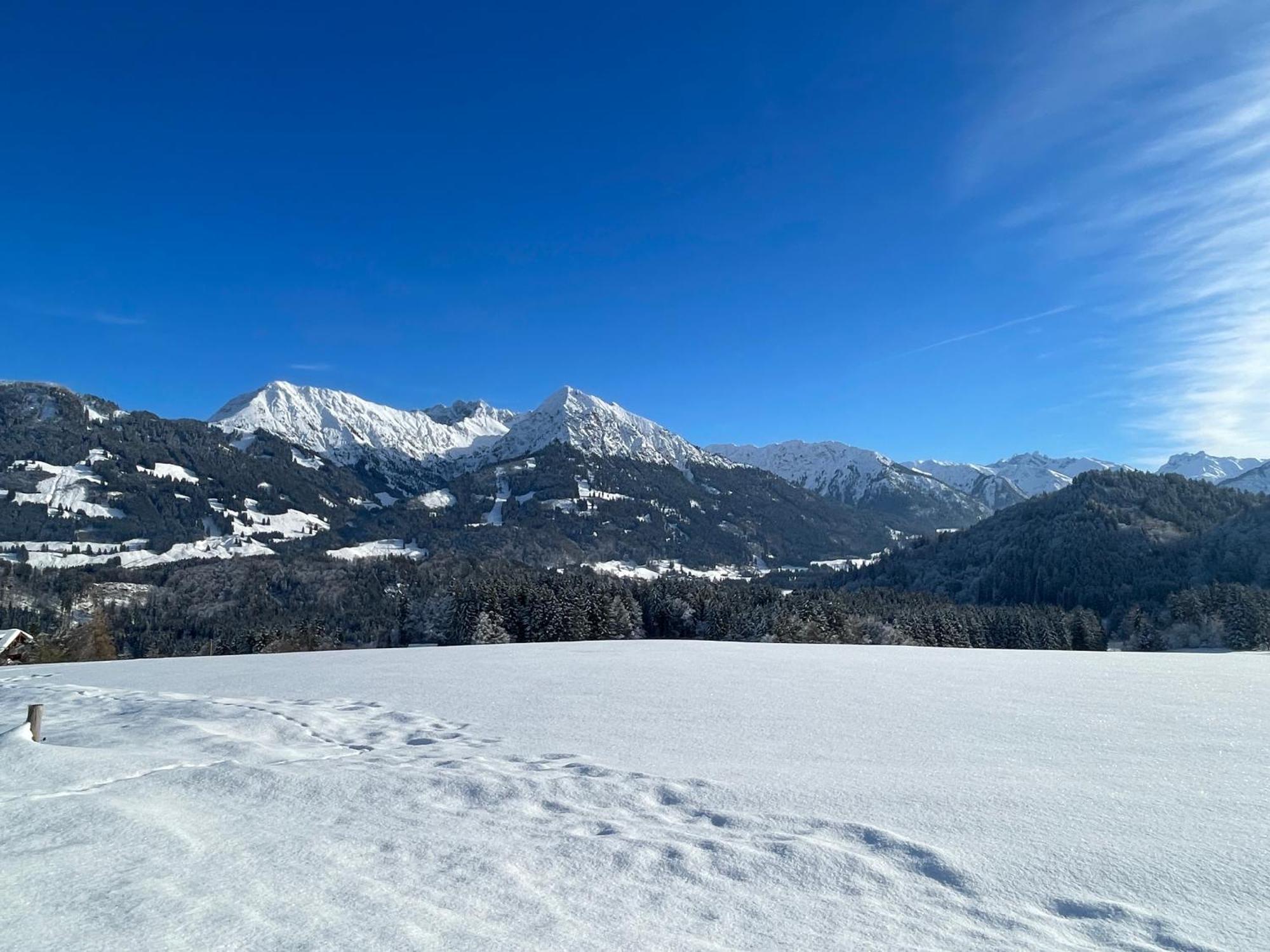 Hotel Garni Oberdorfer Stuben Obermaiselstein Bagian luar foto