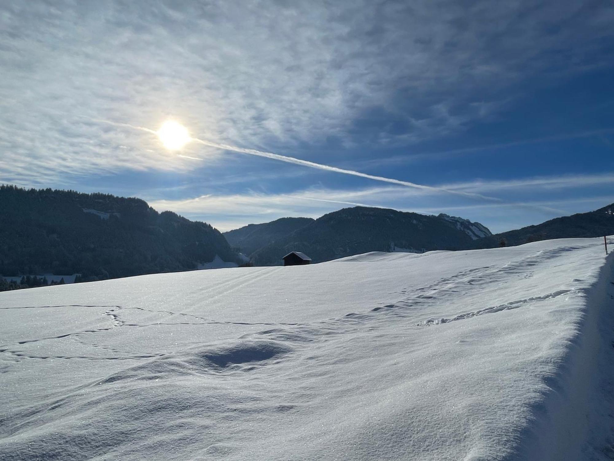 Hotel Garni Oberdorfer Stuben Obermaiselstein Bagian luar foto