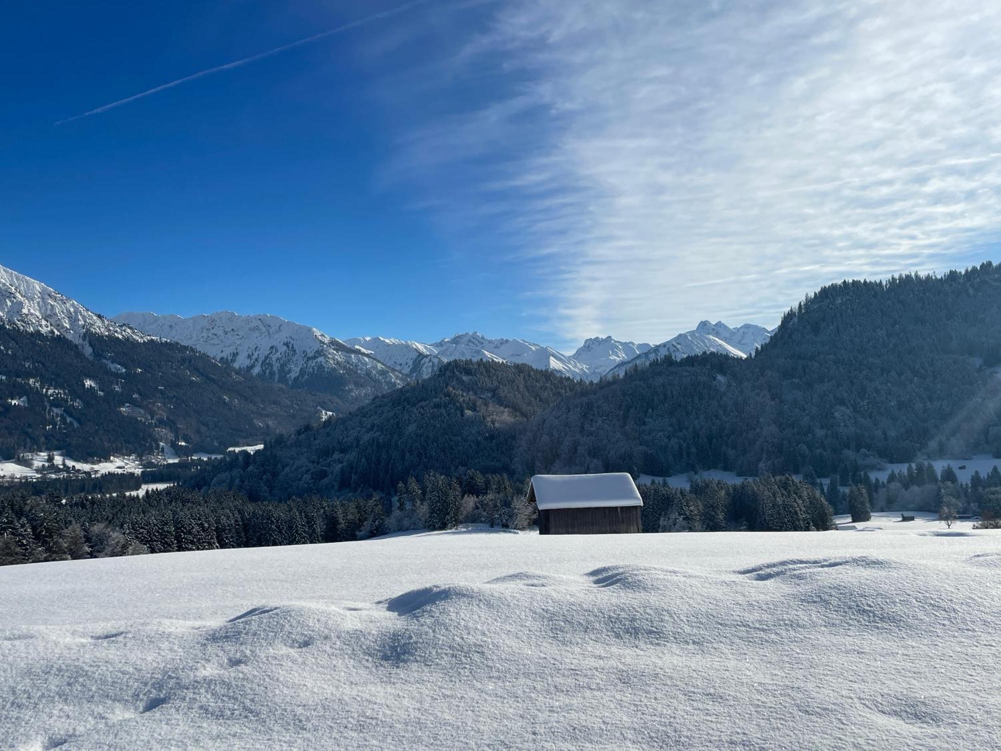 Hotel Garni Oberdorfer Stuben Obermaiselstein Bagian luar foto