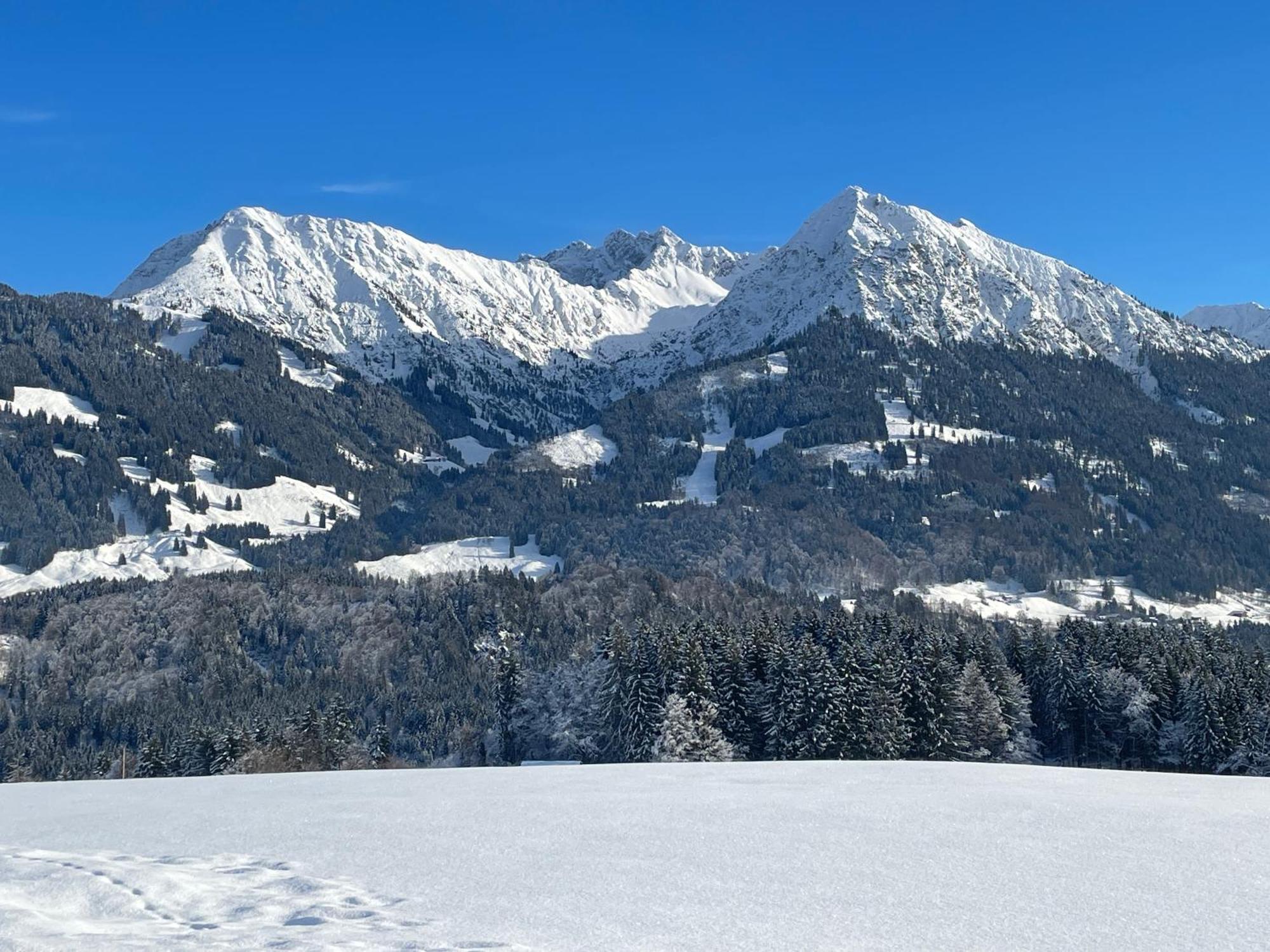 Hotel Garni Oberdorfer Stuben Obermaiselstein Bagian luar foto