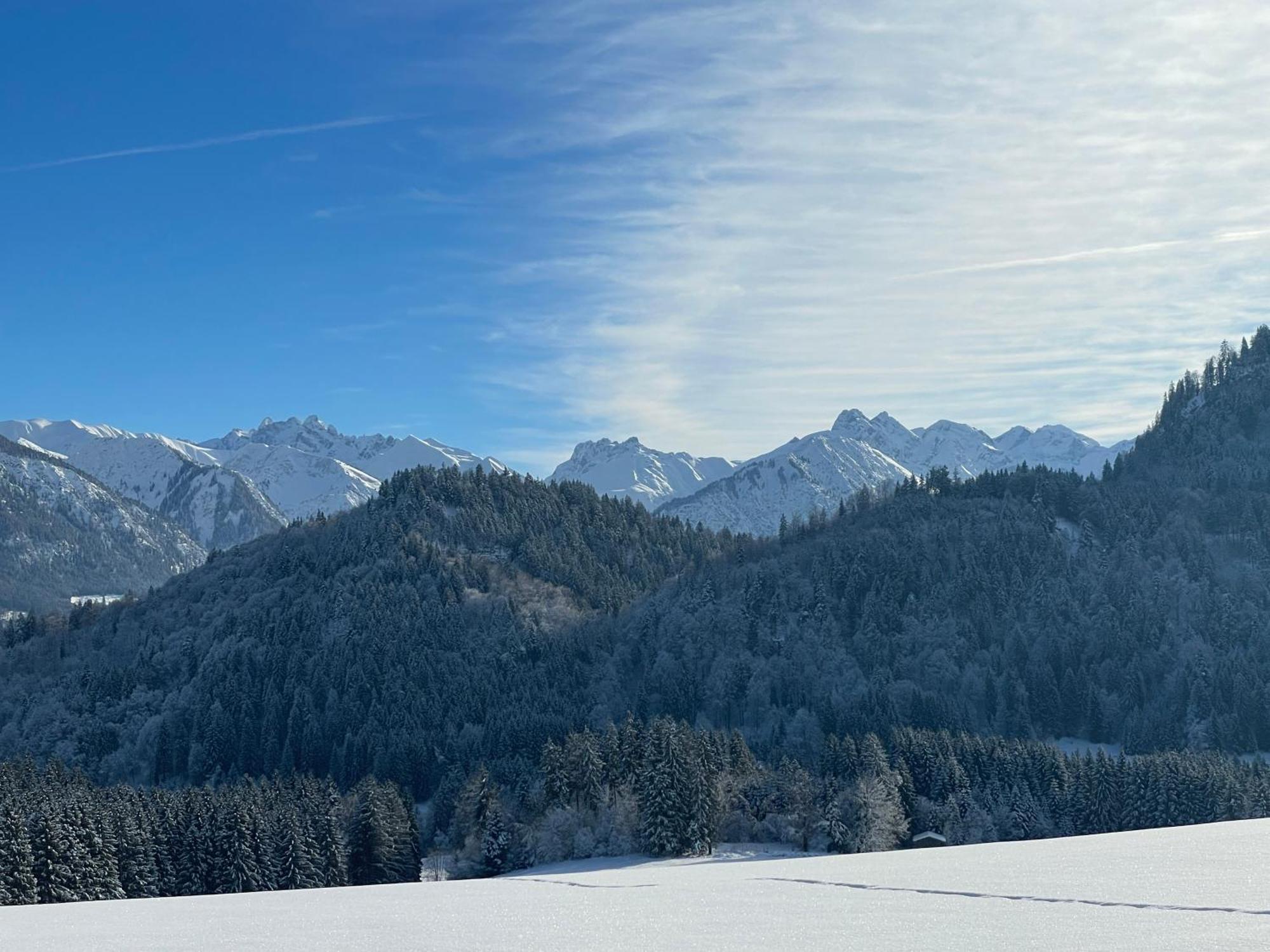Hotel Garni Oberdorfer Stuben Obermaiselstein Bagian luar foto