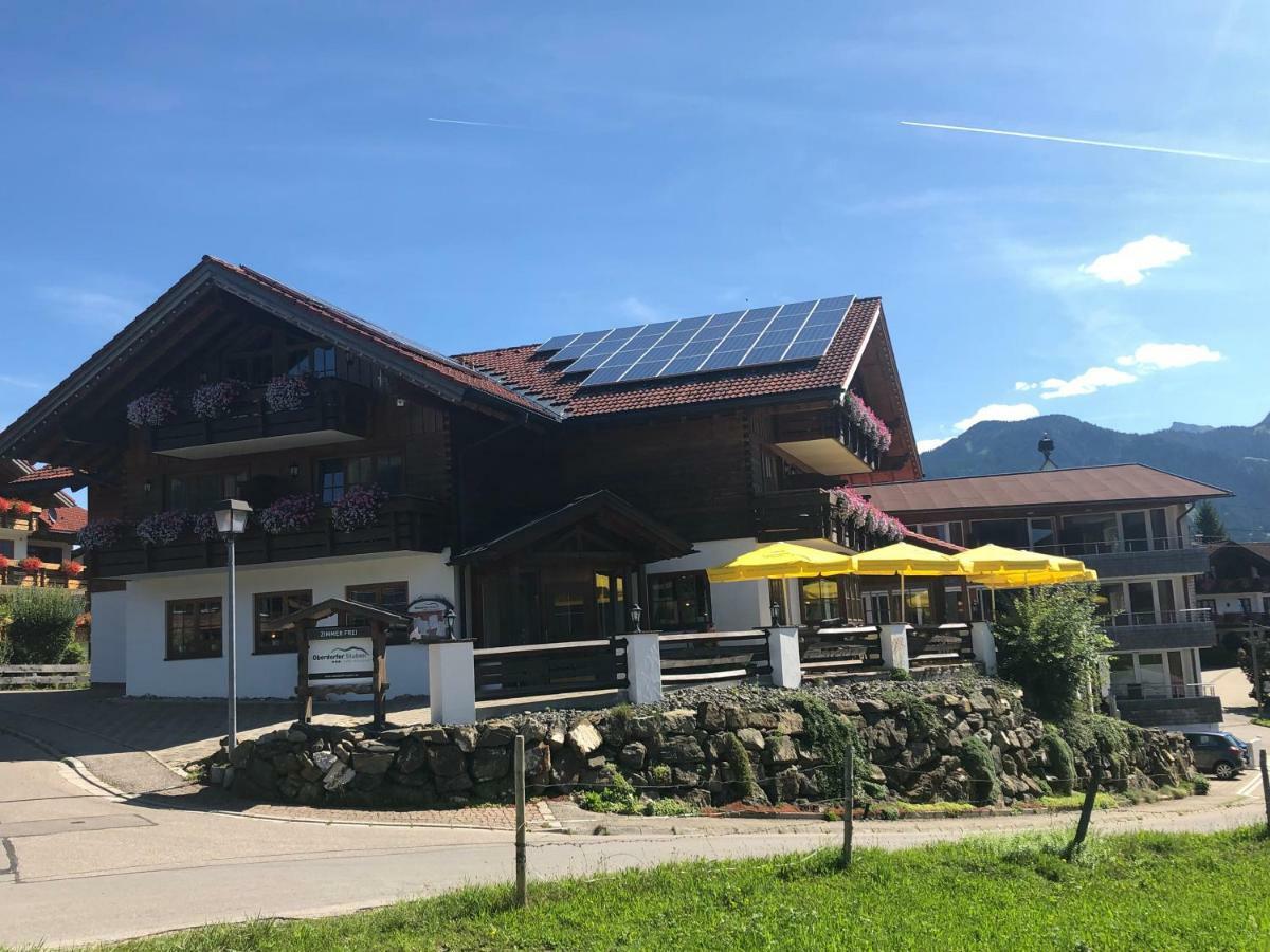 Hotel Garni Oberdorfer Stuben Obermaiselstein Bagian luar foto